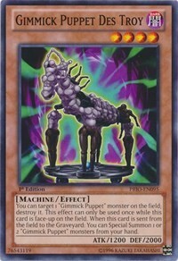 Gimmick Puppet Des Troy Card Front