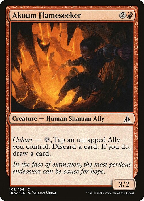 Akoum Flameseeker Card Front