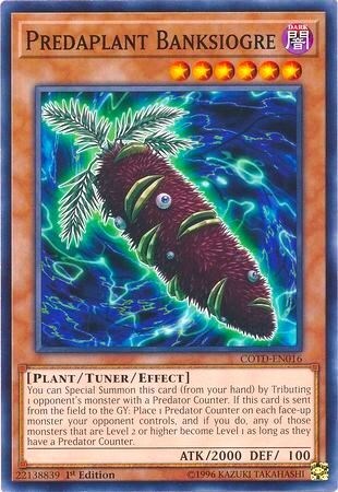 Predaplant Banksiogre Card Front