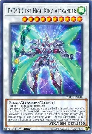 D/D/D Gust High King Alexander Card Front