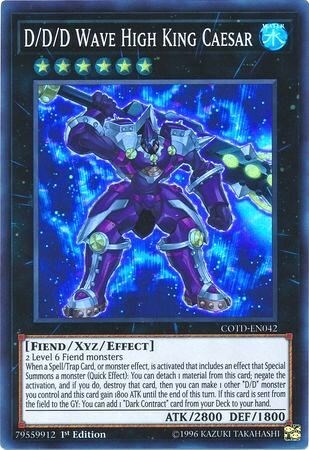 D/D/D Wave High King Caesar Card Front