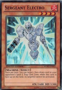 Sergeant Electro Card Front