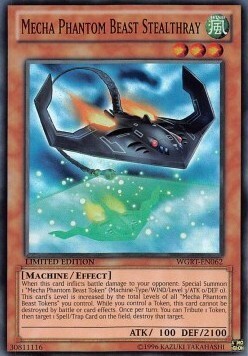 Mecha Phantom Beast Stealthray Card Front