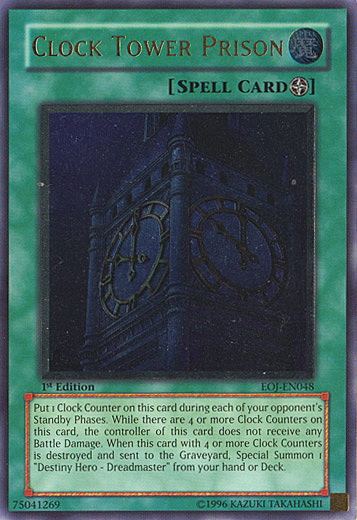 Clock Tower Prison Card Front