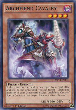 Archfiend Cavalry Card Front