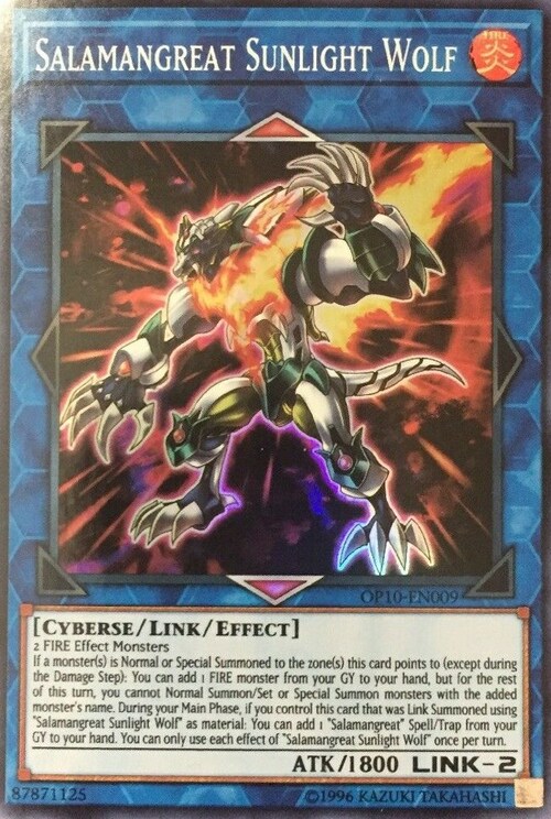 Salamangreat Sunlight Wolf Card Front