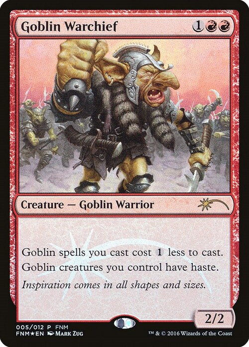 Goblin Warchief Card Front