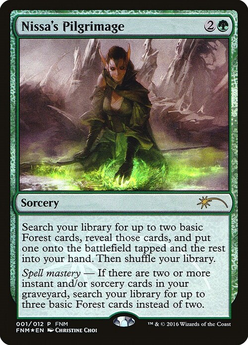 Nissa's Pilgrimage Card Front