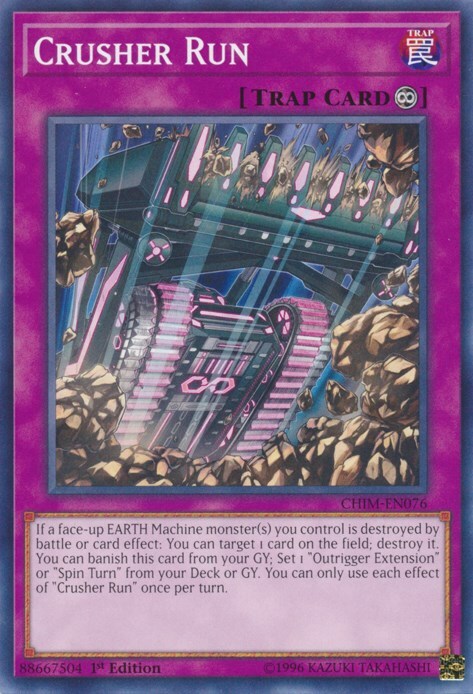 Crusher Run Card Front