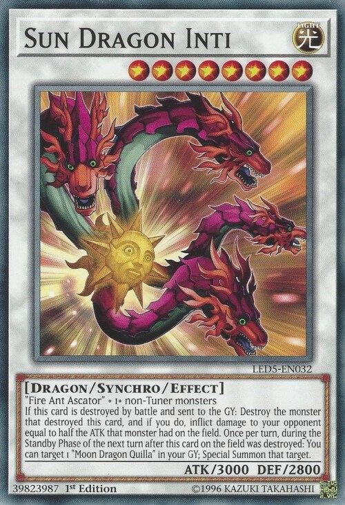 Sun Dragon Inti Card Front