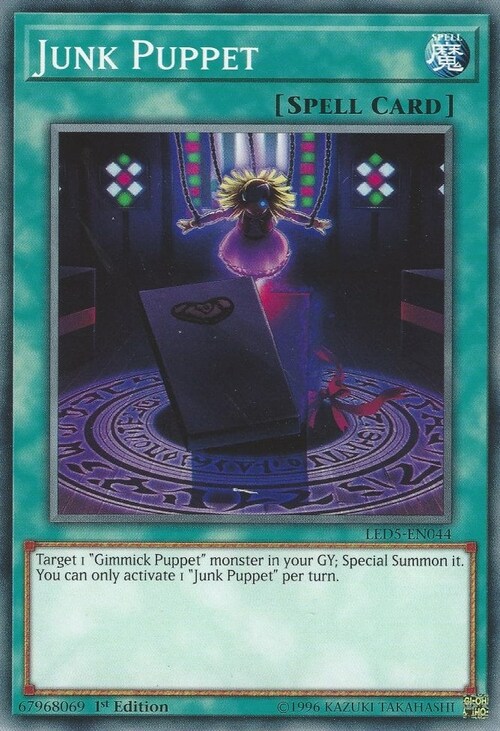 Junk Puppet Card Front