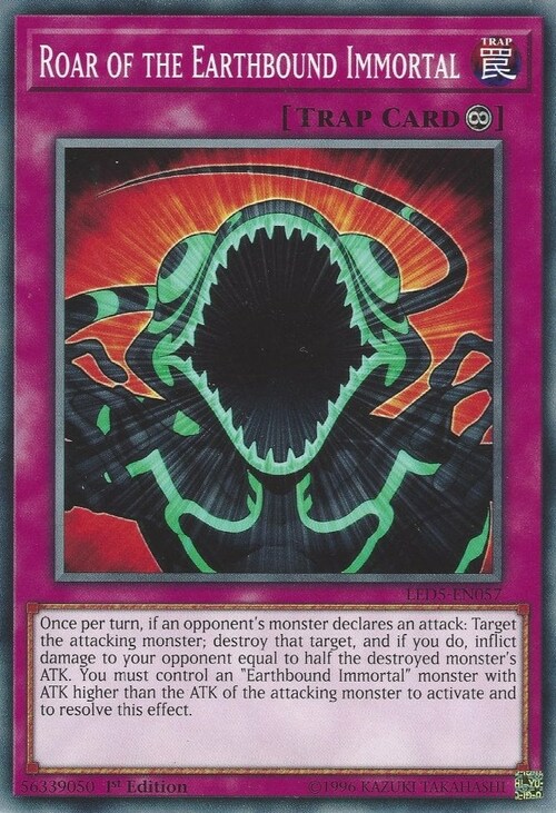 Roar of the Earthbound Immortal Card Front