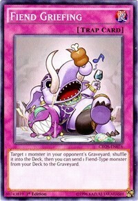 Fiend Griefing Card Front