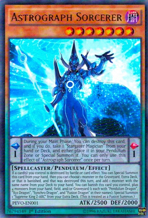 Astrograph Sorcerer Card Front