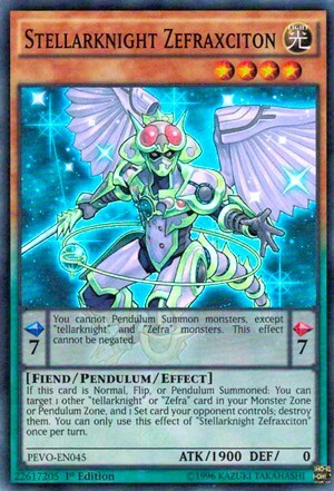 Stellarknight Zefraxciton Card Front