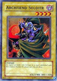 Archfiend Soldier Card Front