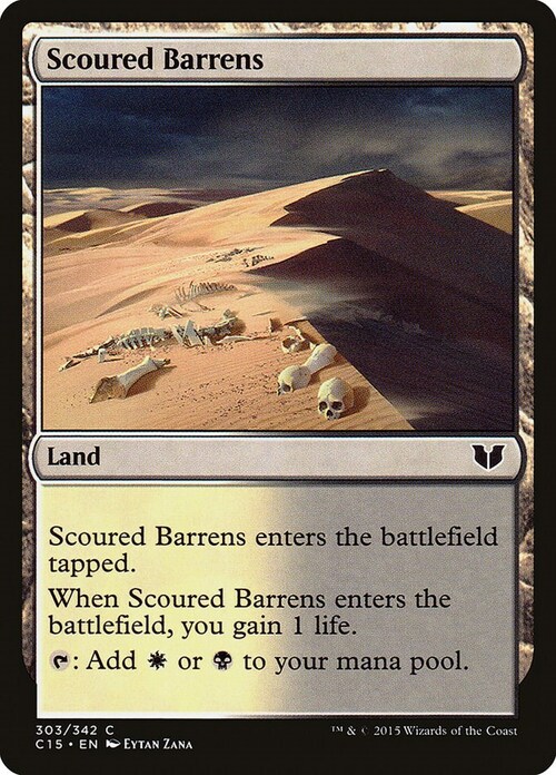 Scoured Barrens Card Front