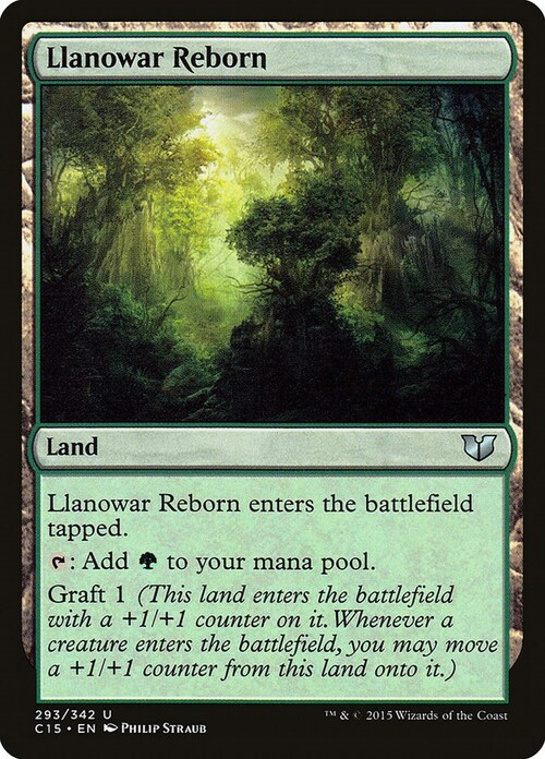 Llanowar Reborn Card Front