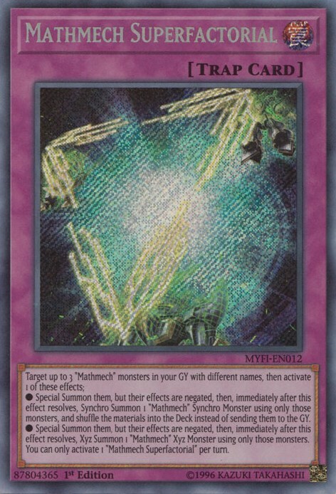 Mathmech Superfactorial Card Front