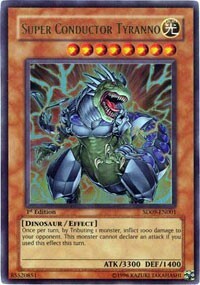 Super Conductor Tyranno Card Front