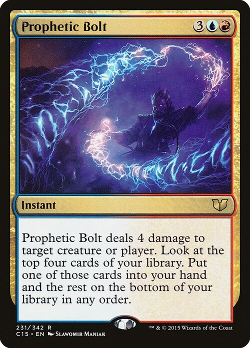 Prophetic Bolt Card Front