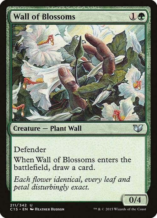 Wall of Blossoms Card Front