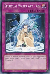 Spiritual Water Art - Aoi Card Front