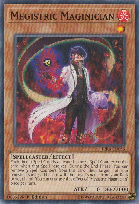 Megistric Maginician Card Front