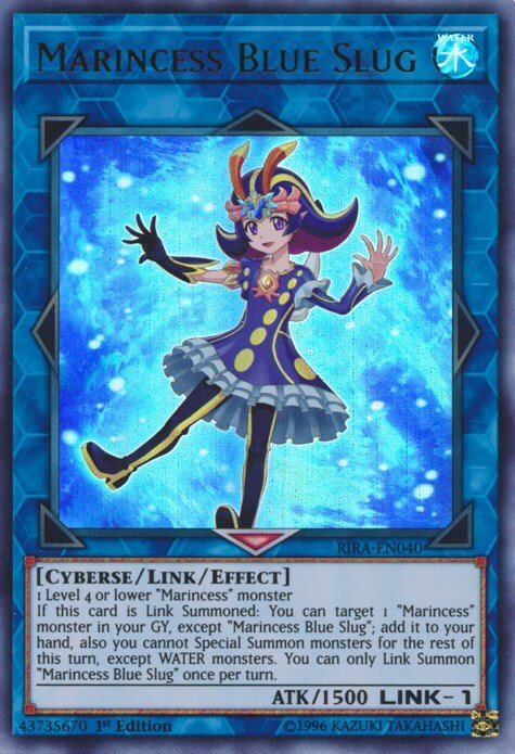 Marincess Blue Slug Card Front