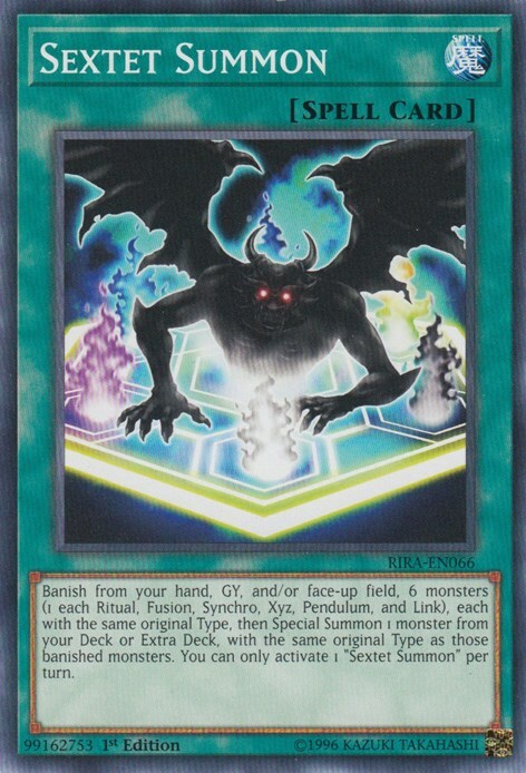 Sextet Summon Card Front