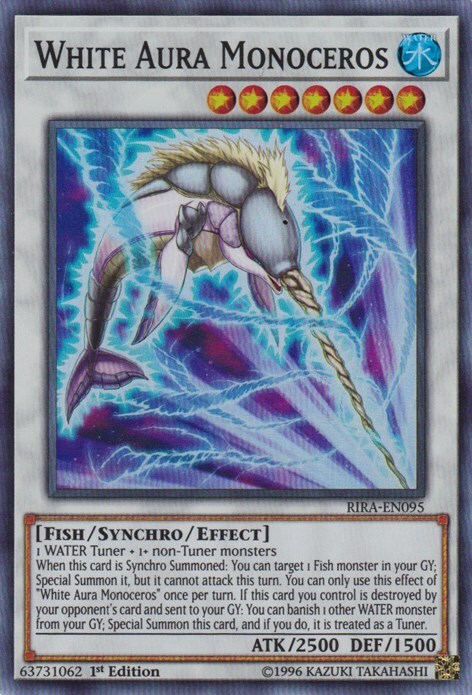 White Aura Monoceros Card Front