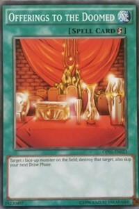 Offerings to the Doomed Card Front