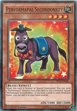 Performapal Secondonkey Card Front