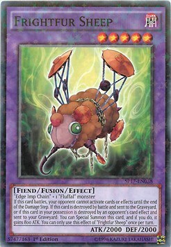 Frightfur Sheep Card Front