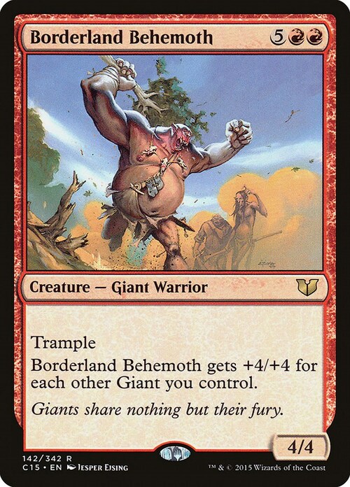 Borderland Behemoth Card Front