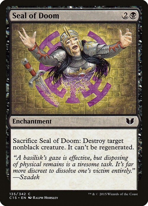 Seal of Doom Card Front