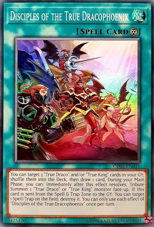 Disciples of the True Dracophoenix Card Front