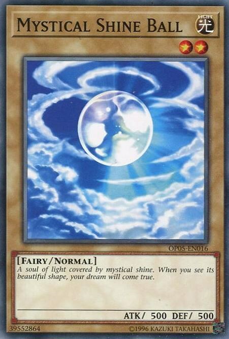 Mystical Shine Ball Card Front