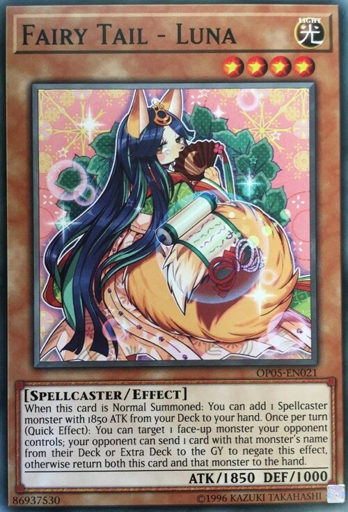 Fairy Tail - Luna Card Front