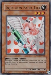 Injection Fairy Lily Card Front