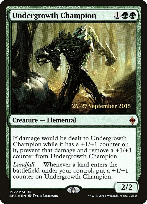 Undergrowth Champion Card Front