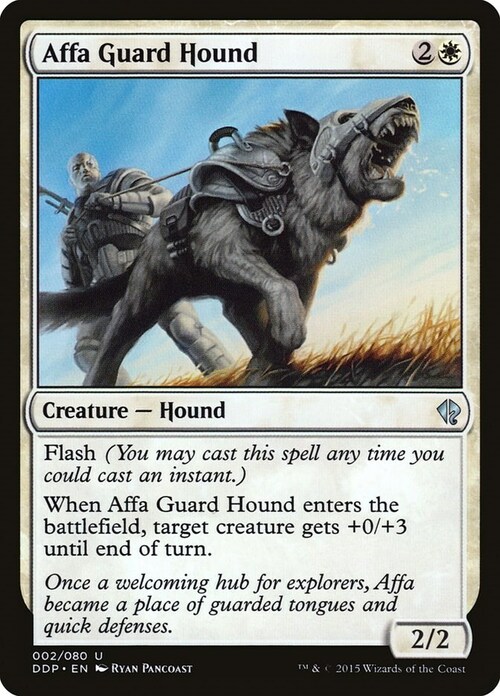 Affa Guard Hound Card Front