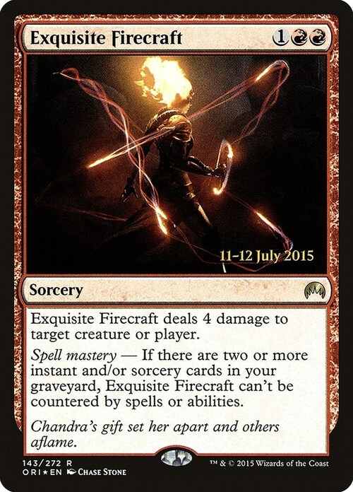 Exquisite Firecraft Card Front