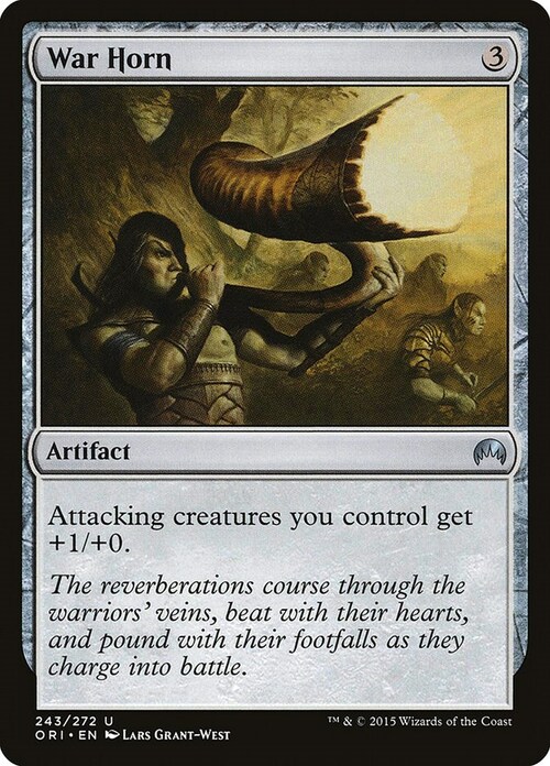 War Horn Card Front