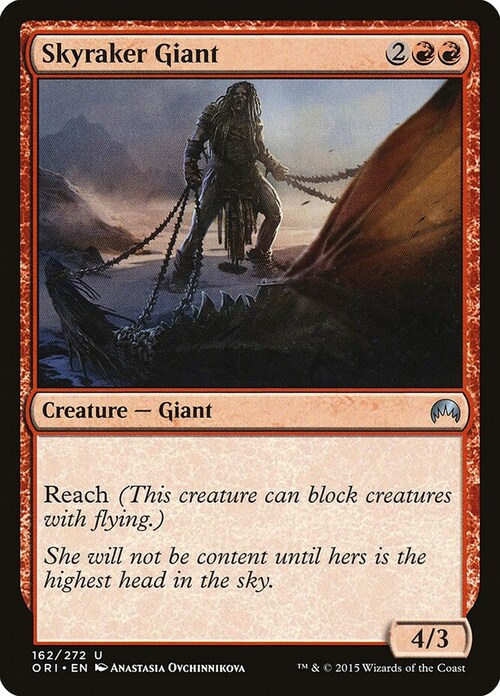 Skyraker Giant Card Front