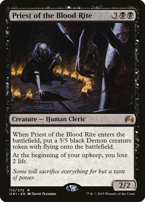 Priest of the Blood Rite Card Front