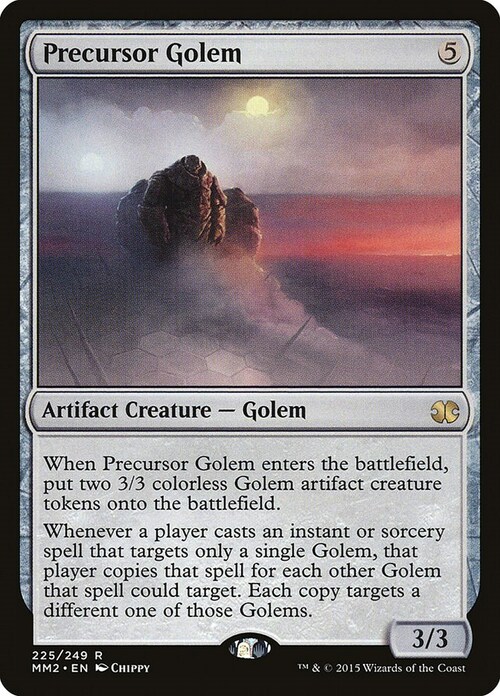 Precursor Golem Card Front