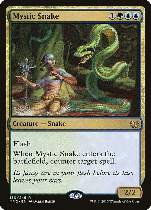 Mystic Snake Card Front