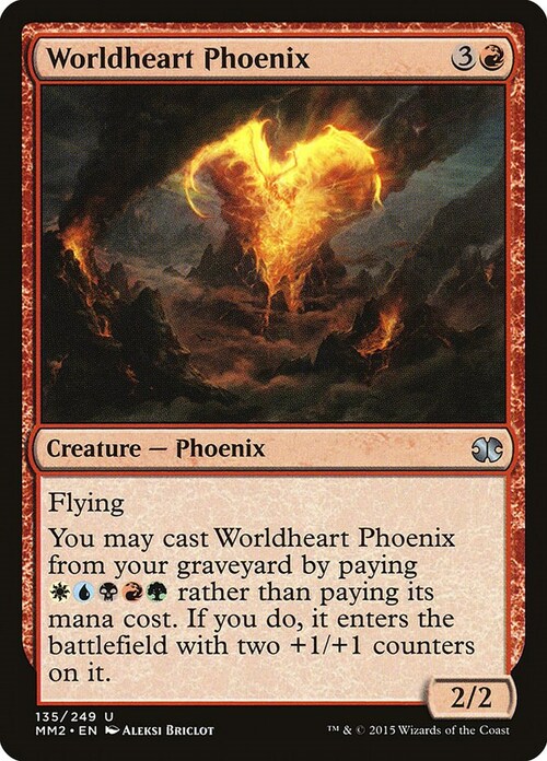 Worldheart Phoenix Card Front