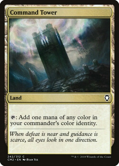 Command Tower Card Front